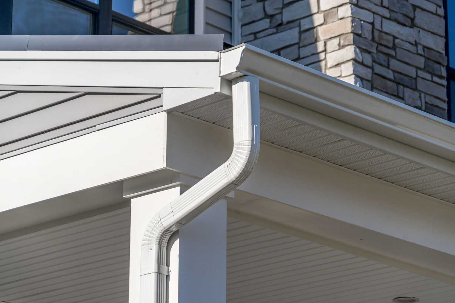 Downspout detail