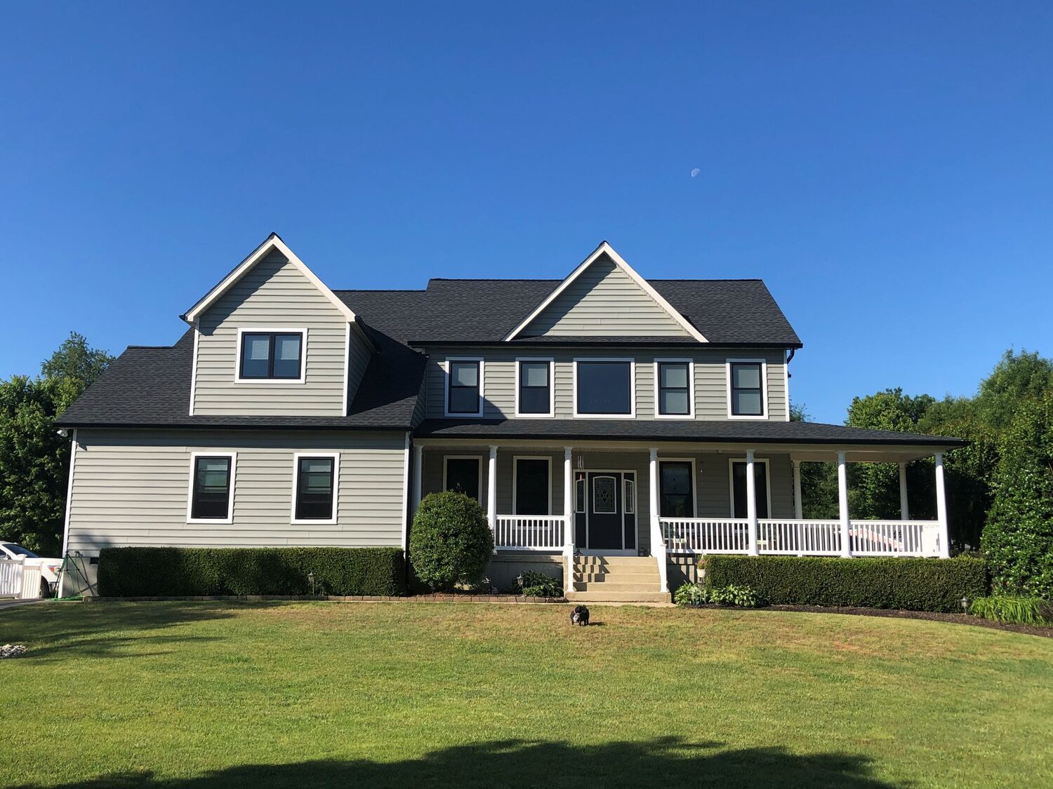 New roof and exterior completed by HomePro Contractors