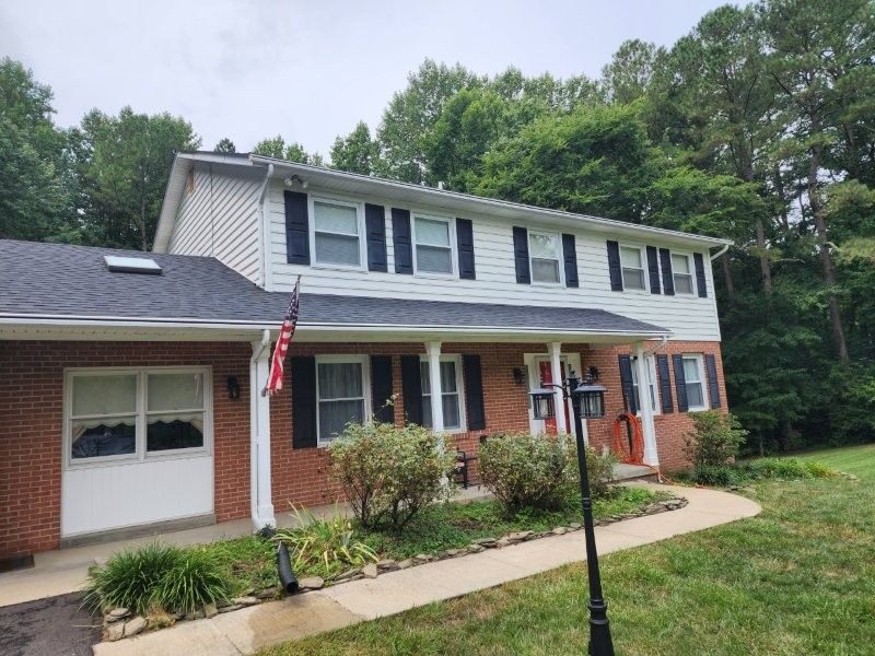 Brick colonial home