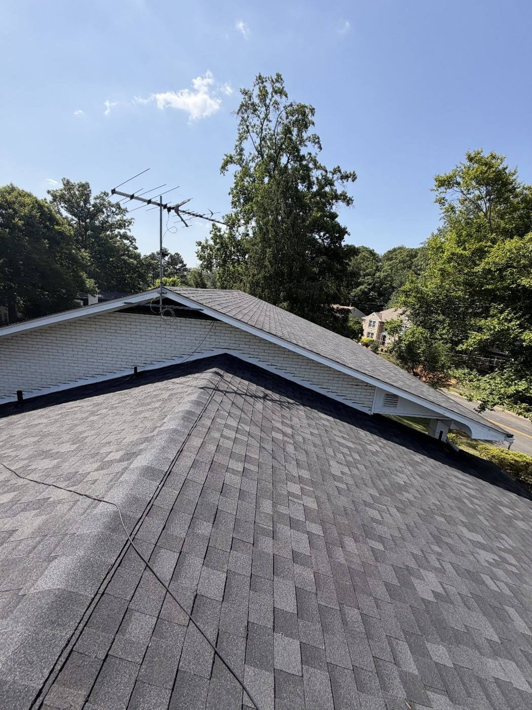 Completed roof replacement