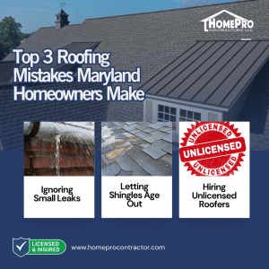 3 roofing mistakes