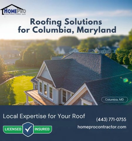 Roofing solutions for Columbia maryland